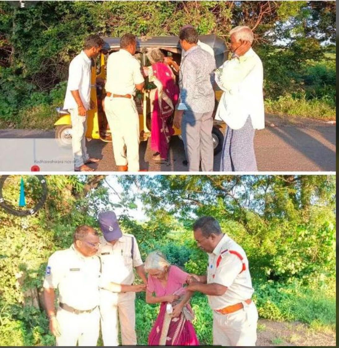 మానవత్వం చాటుకున్న బోయినపల్లి పోలీసులు