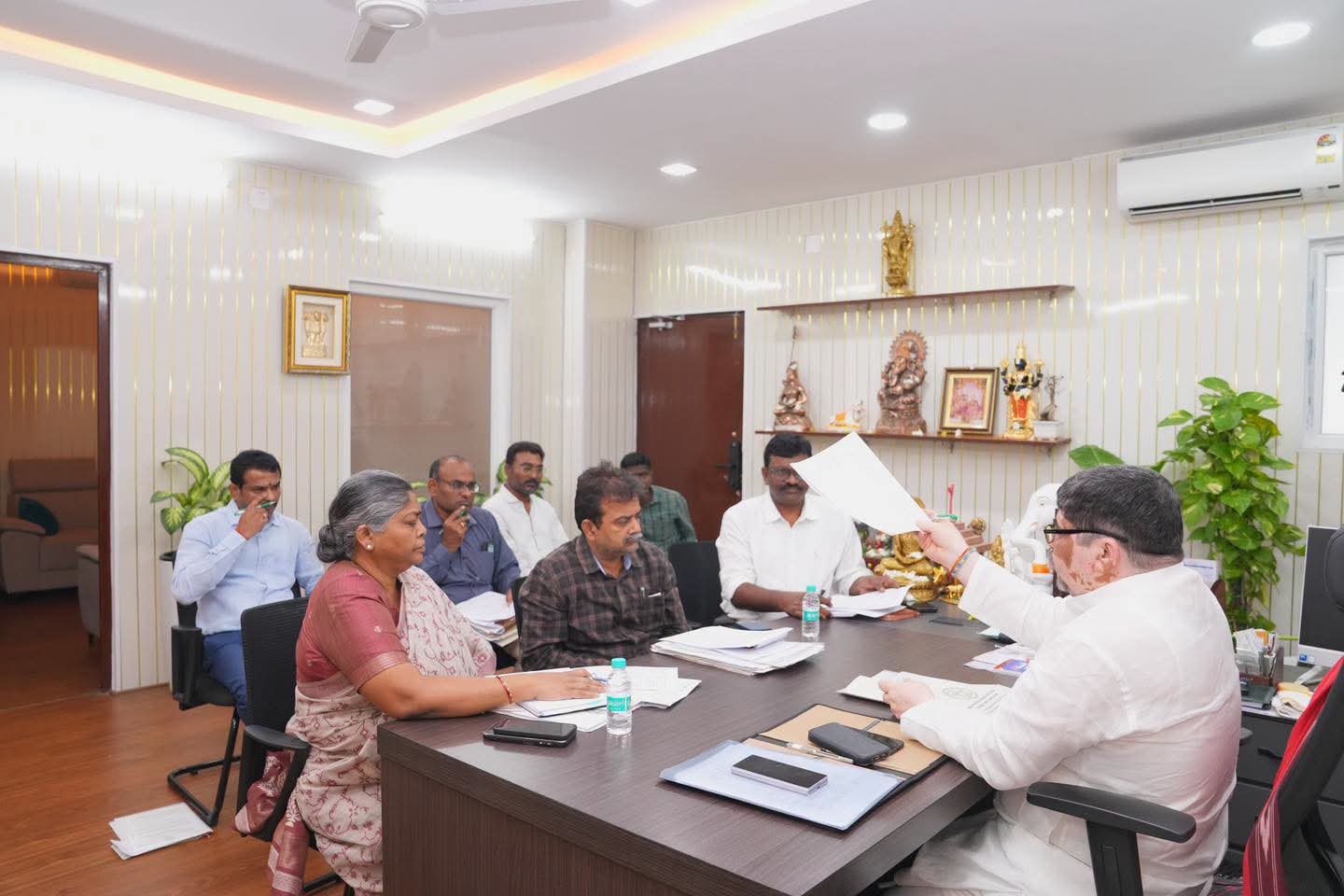 బీసీ సంక్షేమ శాఖపై ఉన్నతాధికారుల సమీక్షా సమావేశం