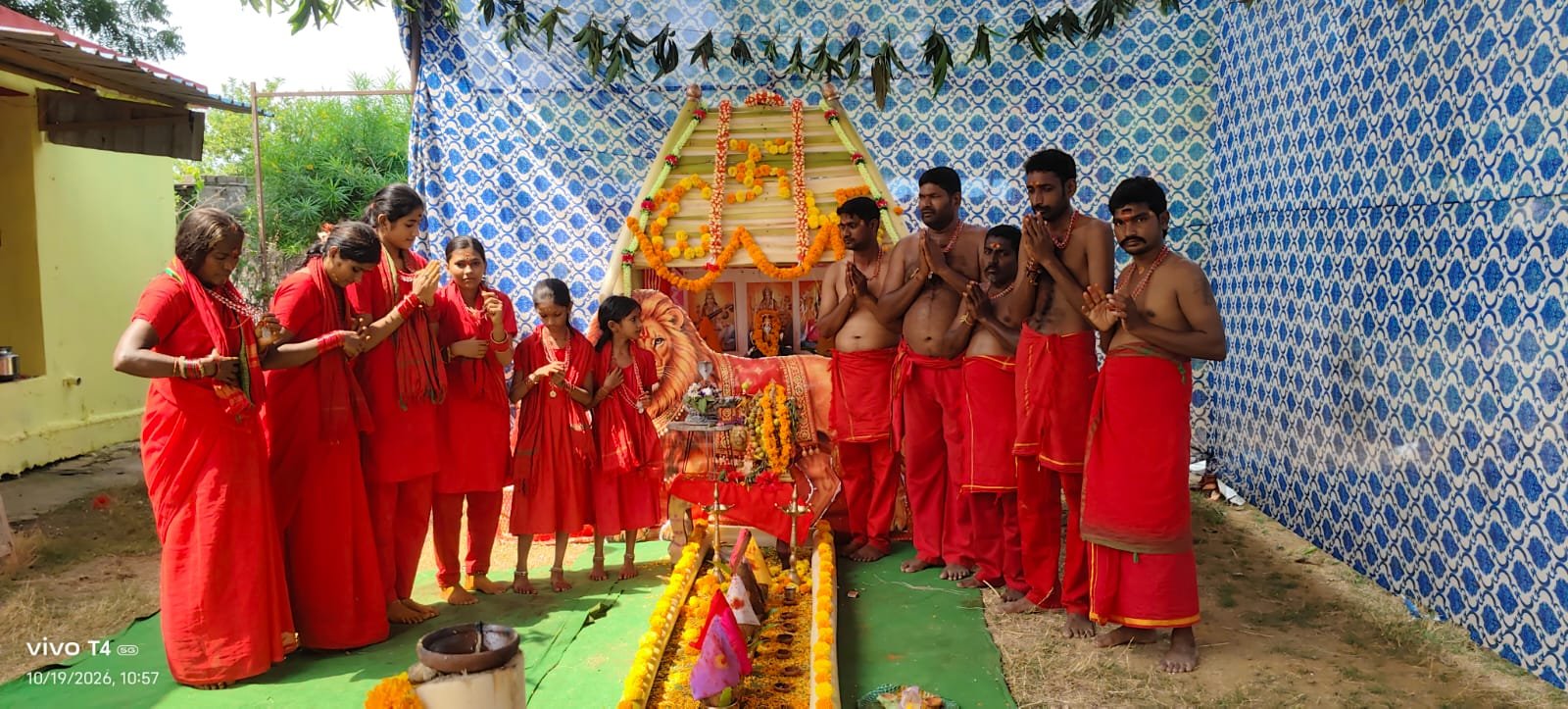 మణుగూరులో తొలిసారి నవదుర్గ అఖండ జ్యోతి పూజ... - Additional Image